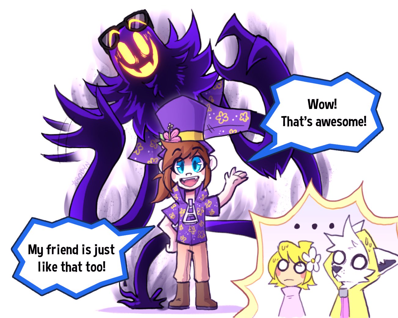 A Hat in Time on X: RT @stormfulstuff: This week's #FanArtFriday goes to  #AHatInTime @HatInTime !! I love this game so so much, the characters felt  so fun and… / X