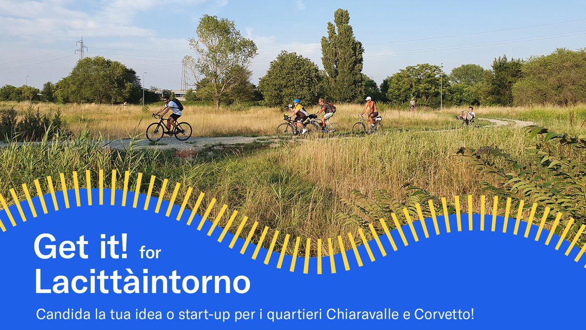 PCM_Expo2015's tweet photo. RT @FSocialVenture: 🚴 Hai un'idea o un'impresa nel settore della #SlowMobility, che promuova servizi per valorizzare i percorsi di mobilità ciclo-pedonale nell'area Corvetto-Chiaravalle di #Milano?
🚀 Candidala entro il 27.09 a Get it! for Lacittàinto… https://t.co/bLcWfWNdeq