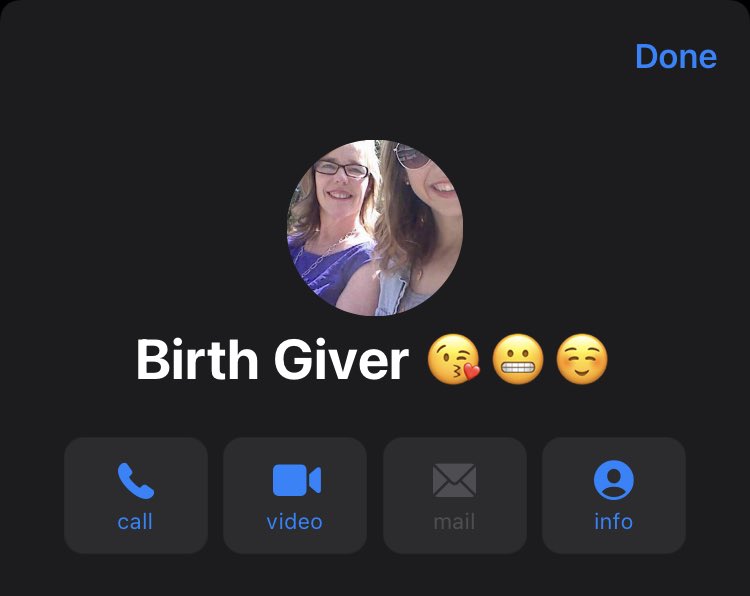 aabbiiee7's tweet photo. I ordered my mom an Uber cause she’s stranded in Dallas, TX. 
Forgot her name in my phone is Birth Giver… the driver was amused. https://t.co/zVDdIOZczT