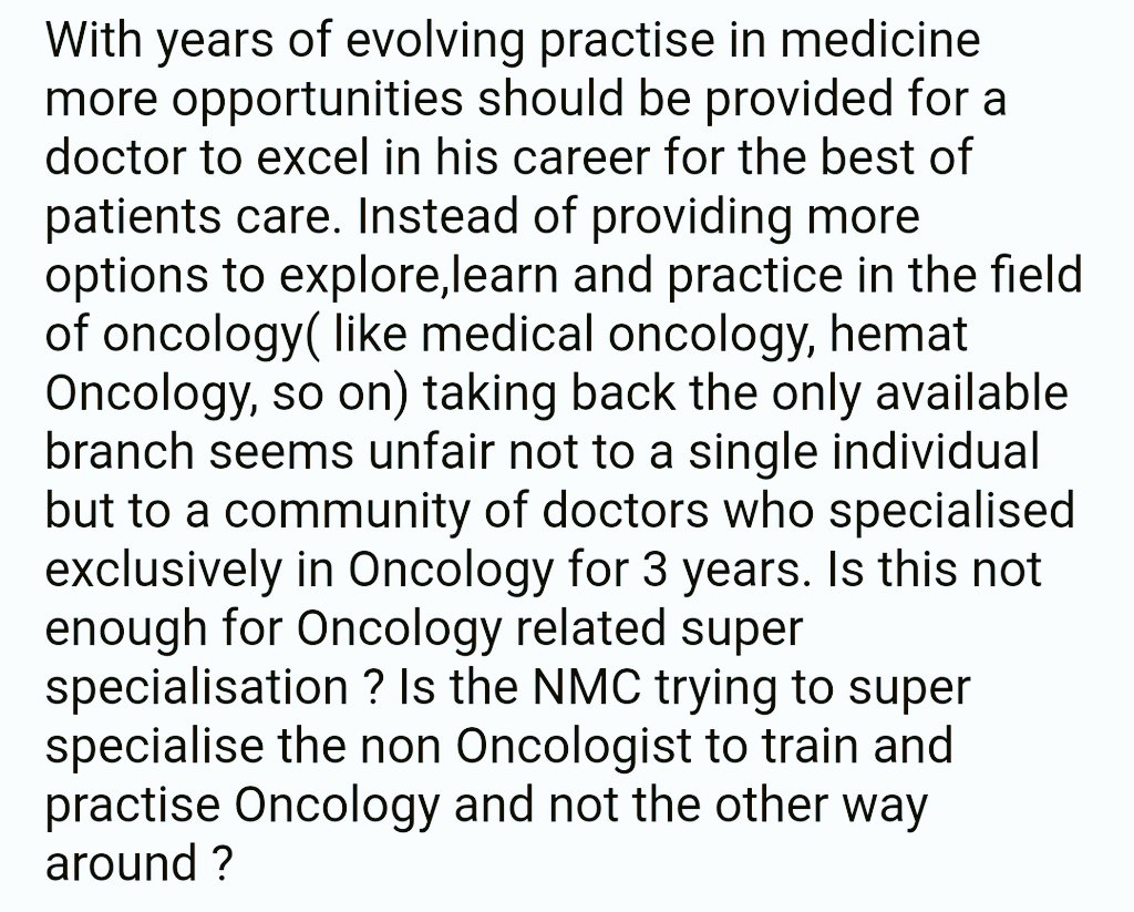 Jeevi_Selvaraj's tweet photo. #NMC_IND , In respect to the draft bill passed by NMC for removing Radiation Oncology as feeder branch for DM Medical Oncology in NEET SS.

For the welfare of every one, please make appropriate decisions. 

#MoHFW_IND
#NarendraModi https://t.co/sDsKC7z2mD