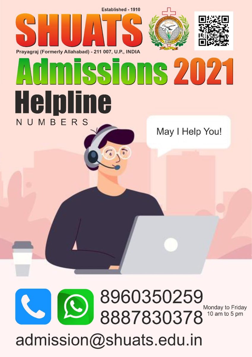 ShuatsM's tweet photo. #shuats #prayagraj #engineering #admission2021 https://t.co/fEEZcwP8cI