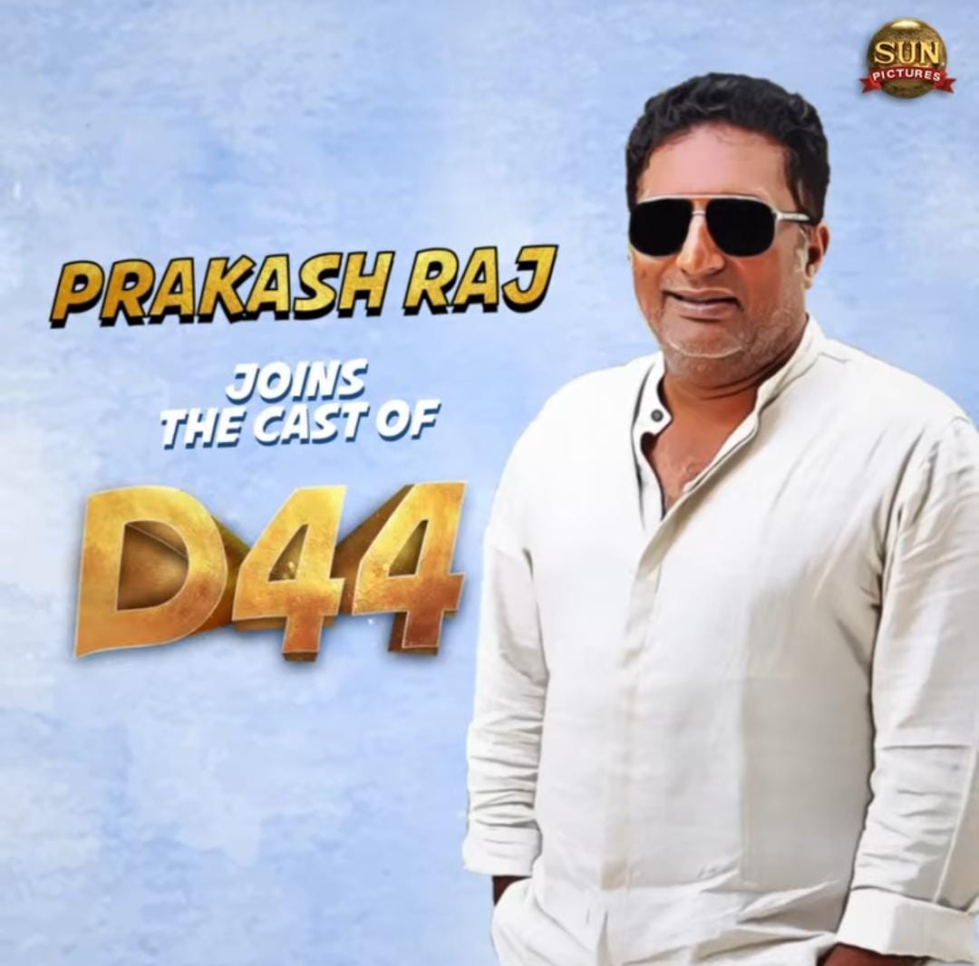 Update 📣

#prakshraj joins the cast of #D44  😎

@dhanushkraja #Maaran #Karnan  💥