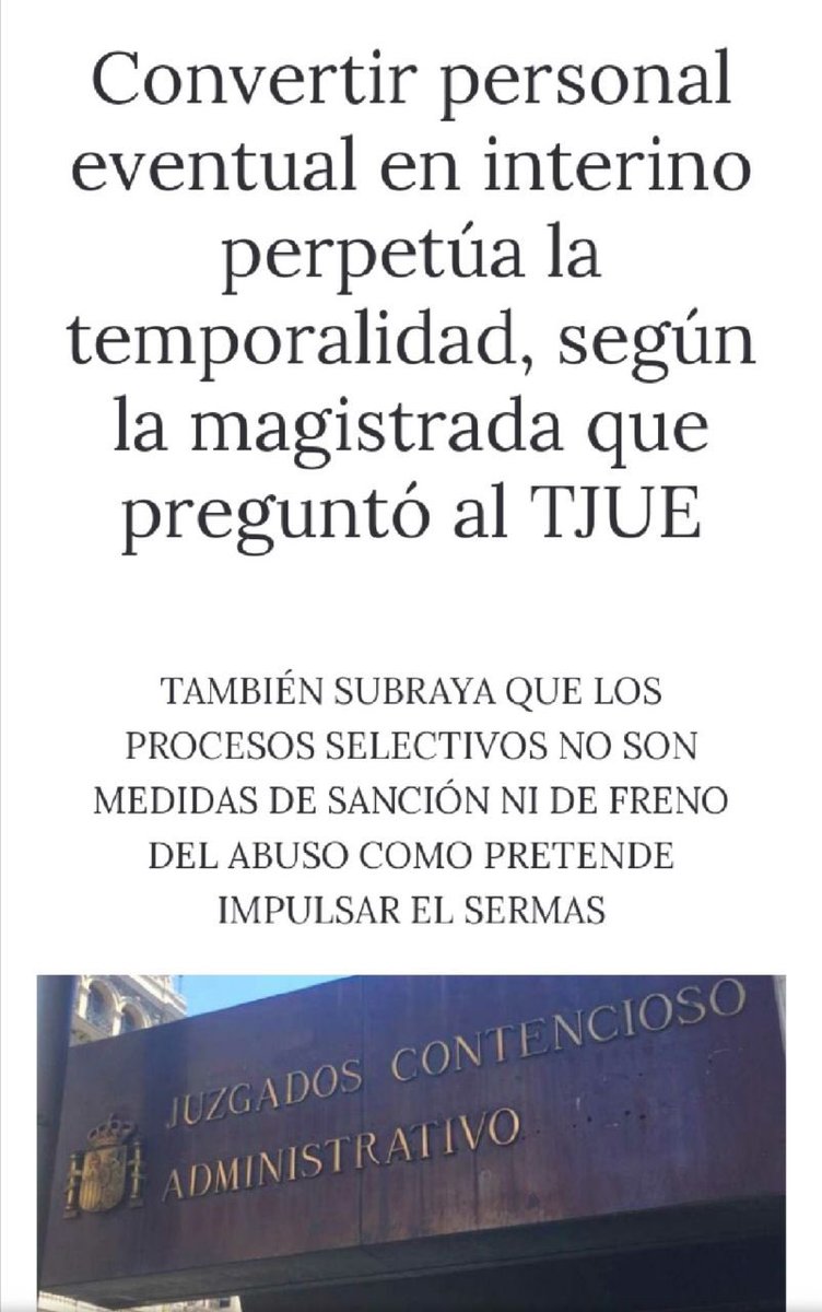 📣La justicia española es justa a cuentagotas
⛔OPES NO son sanción
Cuándo será la generalidad? <a href="/mjmonteroc/">María Jesús Montero</a> 
Solo pedimos lo justo.
Cumplan directiva 1999 /70/CE y STJUE <a href="/LourdesArastey/">L.Arastey</a> <a href="/CiudadanosCs/">Ciudadanos 🇪🇸🇪🇺</a> 
#NoIcetazo 
#FijezaYaEsConstitucional
