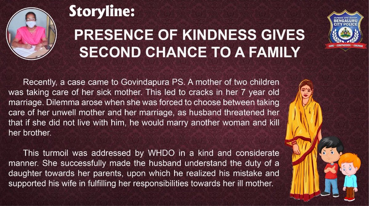 WHDBluru's tweet photo. "One small touch of kindness can change lives. https://t.co/wQEsFmbsg0