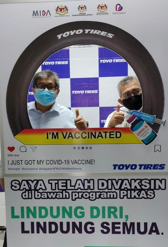 Anas Alam Faizli S Tweet Ppv Industri Toyo Tyre Taiping Perak Telah Mula Memberikan Vaksinasi Semalam Kepada Barisan Ekonomi Kritikal Kerjasama Citf Miti Moh Ayuh Maksimumkan Vaksinasi Lindungdirilindungsemua Trendsmap