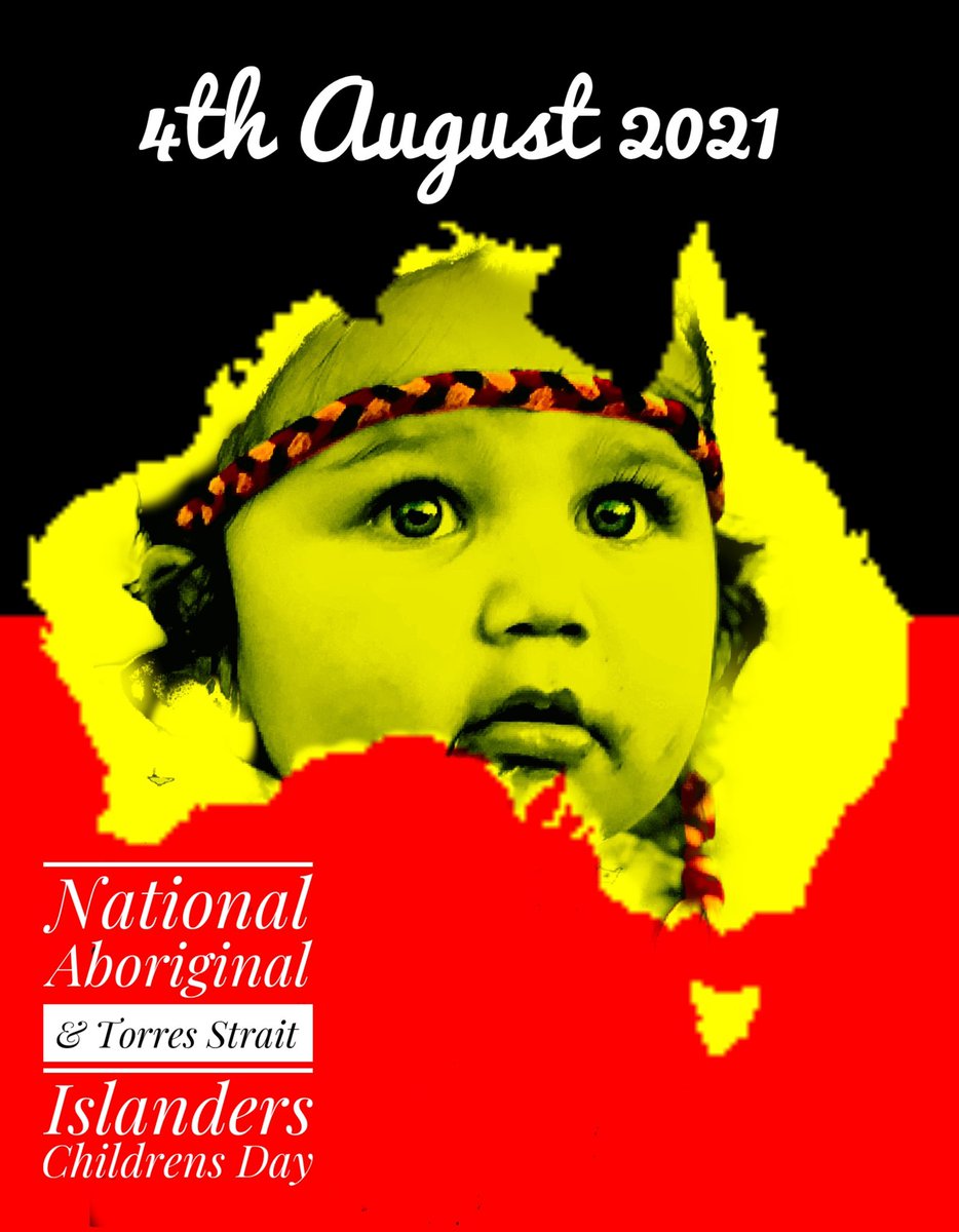 National Aboriginal & Torres Strait Islander Children’s day today 4th August 2021. Look after the kids, care for them, show them the way,
Then they’ll grow to be deadly young adults #proudinculture #stronginspirit #childrensday2021