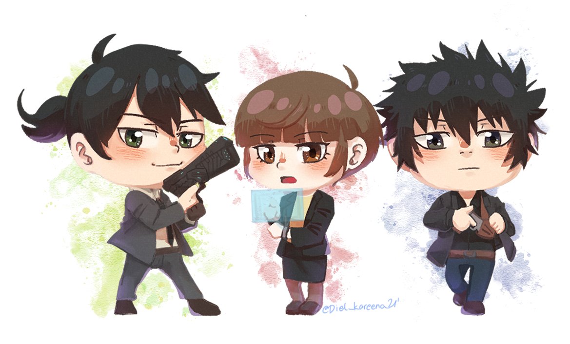 Diel Rikarin The Anime Og Trio Ginoza Akane Kougami 宜野座 朱 狡噛 Individual Pics On Reply Psychopass Chibi Diel Rikarin The Anime Og Trio Ginoza Akane Kougami 宜野座 朱 狡噛 Individual Pics On Reply Psychopass Chibi