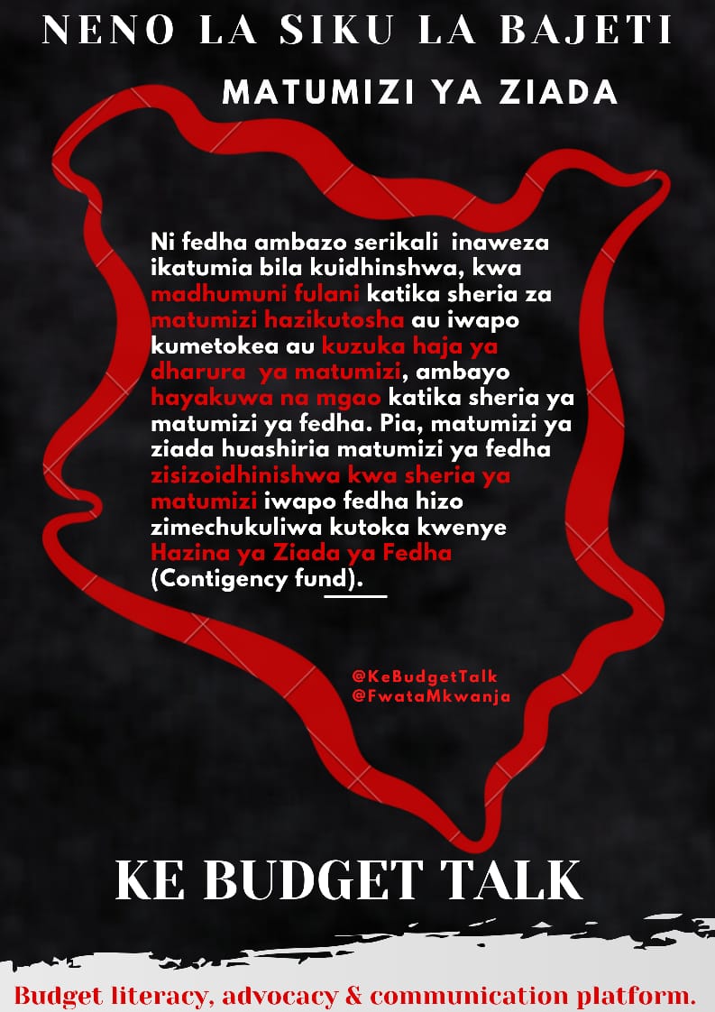 #Covid19 was 1st reported on 12th Mar 2020.

In FY 2019/20 there were 3 #supplimentarybudgets approved &amp; passed, after the approved #BudgetEstimates.

#SupplimentaryBudget1- Dec2019
#SupplimentaryBudget2- Apr2020
#SupplimentaryBudget3- Jun2020

#Account4Covid
#FollowCovidMoneyKe