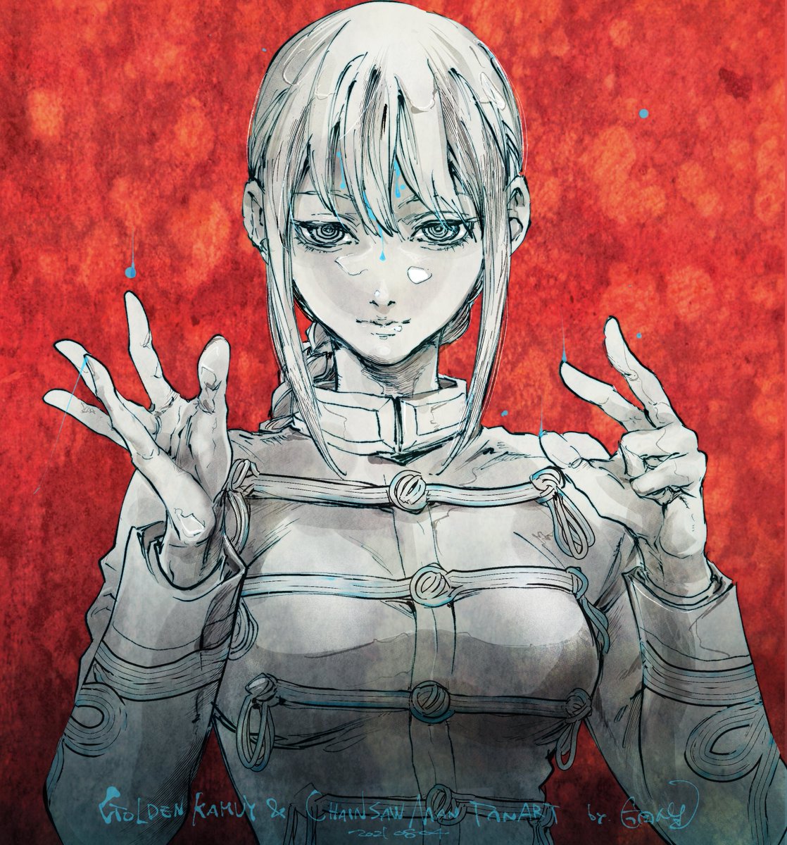 片岡人生 スモーキン パレヱド最終巻発売中 マキマ中尉 推し漫画 推し漫画らくがきfanart ゴールデンカムイ チェンソーマン 片岡人生 スモーキン パレヱド最終巻発売中 マキマ中尉 推し漫画 推し漫画らくがきfanart ゴールデンカムイ チェンソーマン