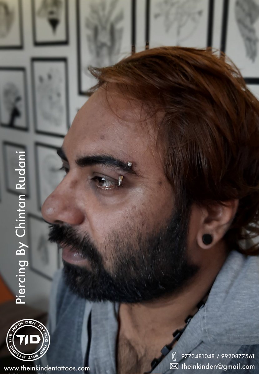 theinkinden's tweet photo. Eyebrow piercing

By @theinkinden @chintanrudani

#eyebrowpiercing #piercing #piercings #piercingstudio #piercingsandtattoos #piercingjewelry #jewellery #bodymodification #bodyart #bodydecoration #piercingart #piercingaddict #piercingartist #chintanrudani https://t.co/L86xqujMNc