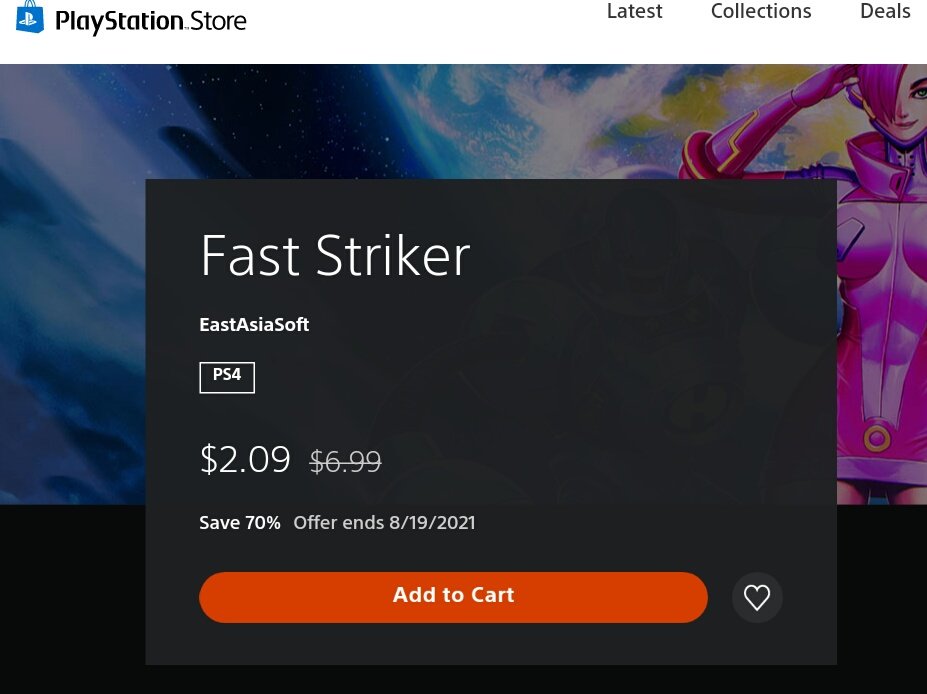 matthewhenzel's tweet photo. Fan of shooters (SHMUPs)?, Neo•Geo games? Own a PS4 or PS5? This should be a no brainer. $2 for Fast Striker..
#NeoGeo #PS4 #FastStriker @ngdevteam https://t.co/mB9BtGaJbq