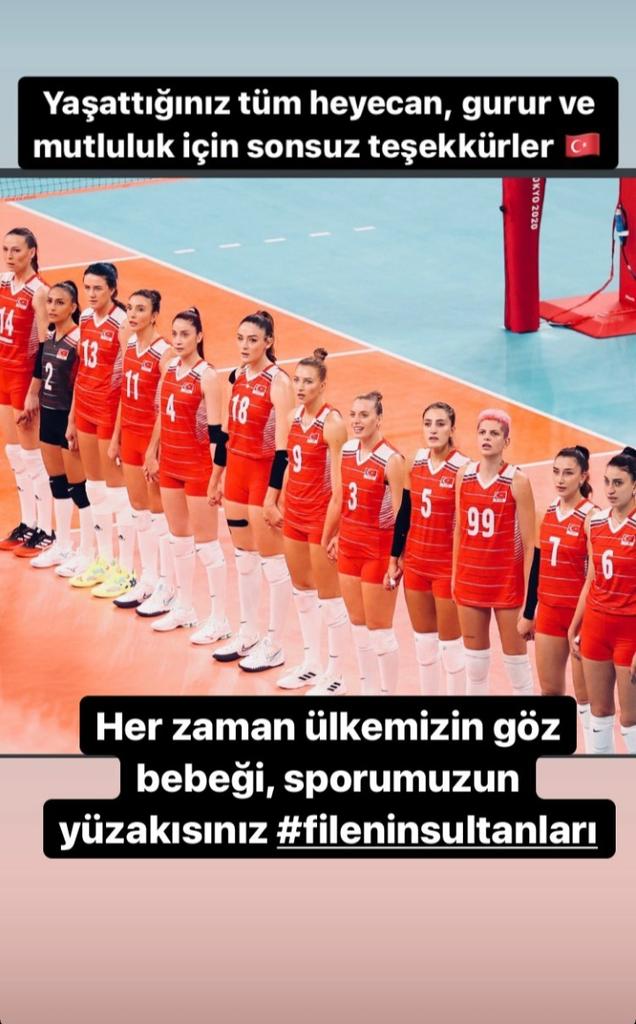 Teşekkürler Atatürk’ün Kızları. 👏👏👏🇹🇷🇹🇷🇹🇷 #Atatürkünkızları #FileninSultanlarını #2020TokyoOlympics #2020TOKYO