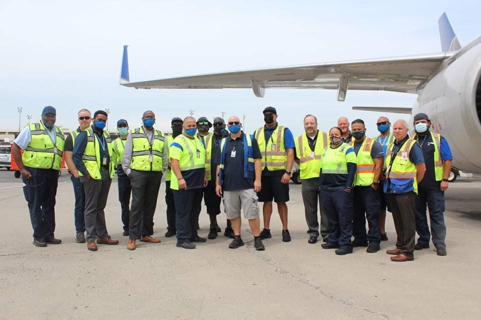 A sincere thank you to my United family. I was humbled, and honored by the respect and love shown to my stepdad on his final flight home. At a difficult time where I was feeling weak, you all showed up EWR strong!! #weareEWR #BEINGunited #rondebe