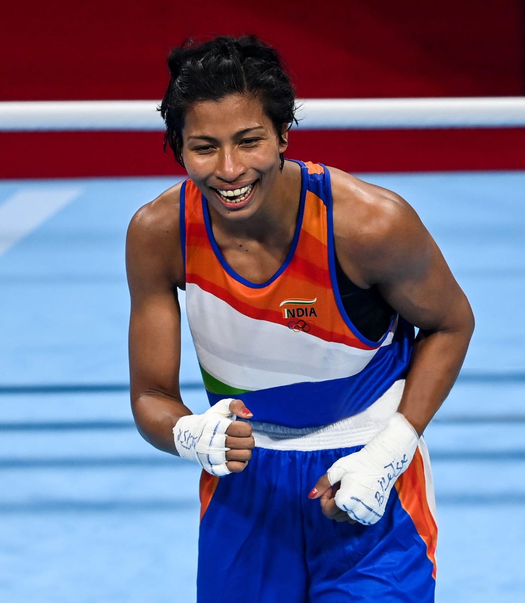 ChennaiIPL's tweet photo. Boxed our hearts [💛]

@LovlinaBorgohai 🔥 🥉

#WhistleForIndia #Tokyo2020 #Olympics #WhistlePodu 🦁 
📸: Getty Images https://t.co/kAEhm8yT6E