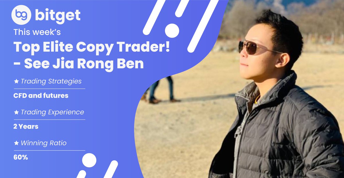 bitget's tweet image. 1/2 We are glad to invite our this week's top elite copy #trader @handsome_see to do an exclusive #sharing for all @bitgetglobal users on Aug.6, 8PM (UTC+8).

To earn 50 #USDT trial fund:
✅Follow &amp;amp; rt
✅Comment the #trading-related question you want to know most
✅Tag 3 friends