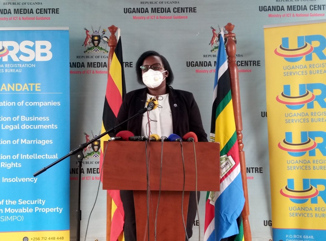 UgandaMediaCent's tweet photo. The Deputy Attorney General, Hon. Jackson Karugaba Kafuuzi and Ms @Mercykains the Registrar General, @URSBHQ are holding a press conference on "Voluntary Registration of Copyright."
Live stream link ~
https://t.co/Zwm6MDXyn5 #CopyrightUG https://t.co/BECvgMLWug