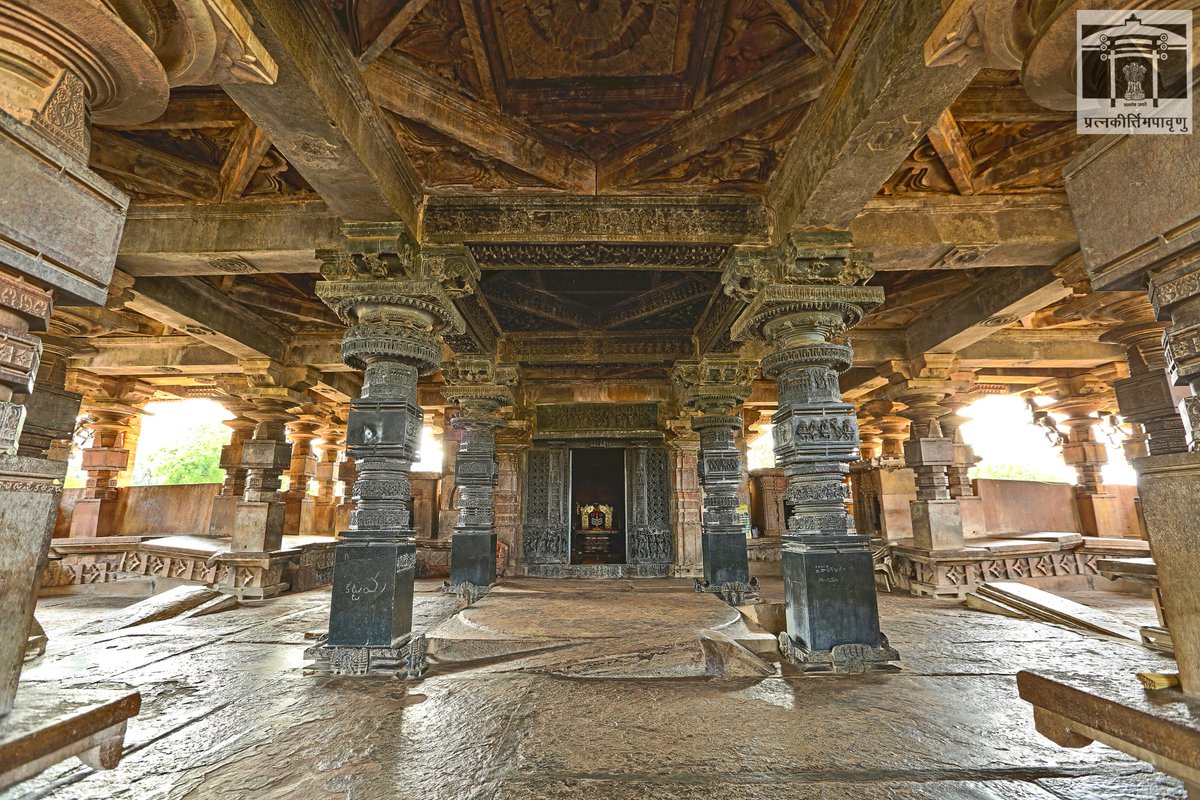 ASIGoI's tweet photo. #WorldHeritage Rudreshwara Temple (Ramappa Temple) in Telangana is a Shiva temple built during the Kakatiyan period under rulers Rudradeva and Recharla Rudra. The temple is a masterpiece of the creative effort of the Kakatiyas in the field of construction &amp; geo-technology. https://t.co/uIuzzW2tmC