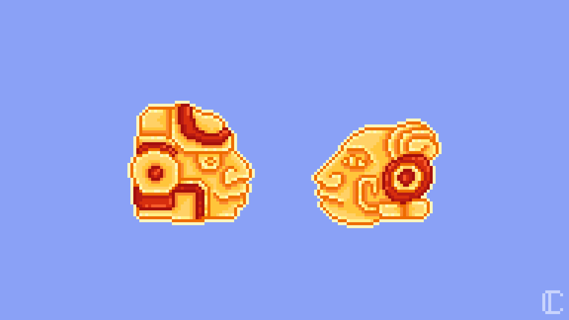 CornaPix's tweet photo. Interpretation of Mayan glyphs (based on references)

#HistoricArtefact #Pixel_Dailies #pixelart #aseprite @Pixel_Dailies https://t.co/K3PG4U1V5U