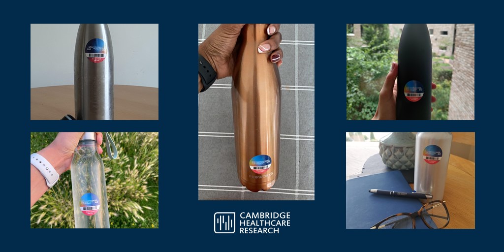 CambridgeHCR's tweet photo. Carrying on the spirit of #PlasticFreeJuly, #CHR rolled out our internal plastic-free initiative in collaboration with @fillitforward, encouraging #TeamCHR to switch to reusable bottles and contribute to sustainability projects worldwide! @PlasticFreeJuly #CHRforSociety https://t.co/KaobOUHhQy