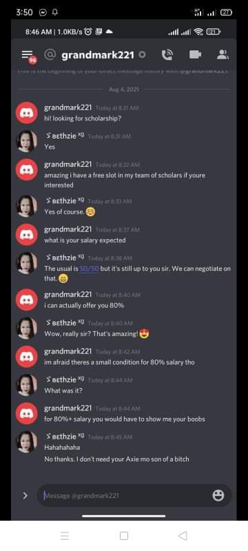 GuenMontano's tweet photo. For those scholarship applicants like me.Please be careful on the team or manager your applying. There's still people like this who take advantage. Do your research &amp; check out scholarship managers account.Gather evidence &amp; report this kind of people. https://t.co/bP0RGMnzqb
