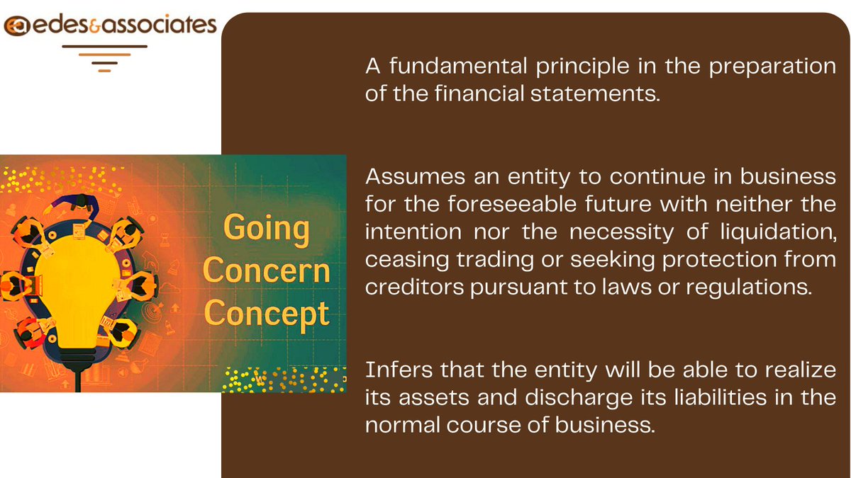 edesassociates's tweet image. The topic of the Month

#GoingConcernConcept