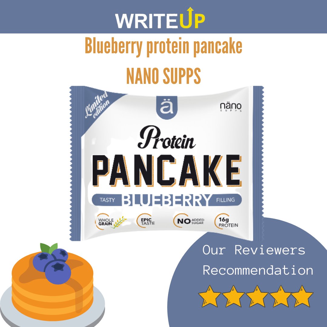 WriteUpReviews's tweet image. 'A blueberry packed pancake' - 5 Star review

Read honest reviews on @nanosupps.uk
 and more on our website

buff.ly/3fCoixV

#protein #wholefoods #proteinpancake #fibre #healthfood #food #healthyeating #diet #energy #Protein #Gym #homemade #proteinpowder