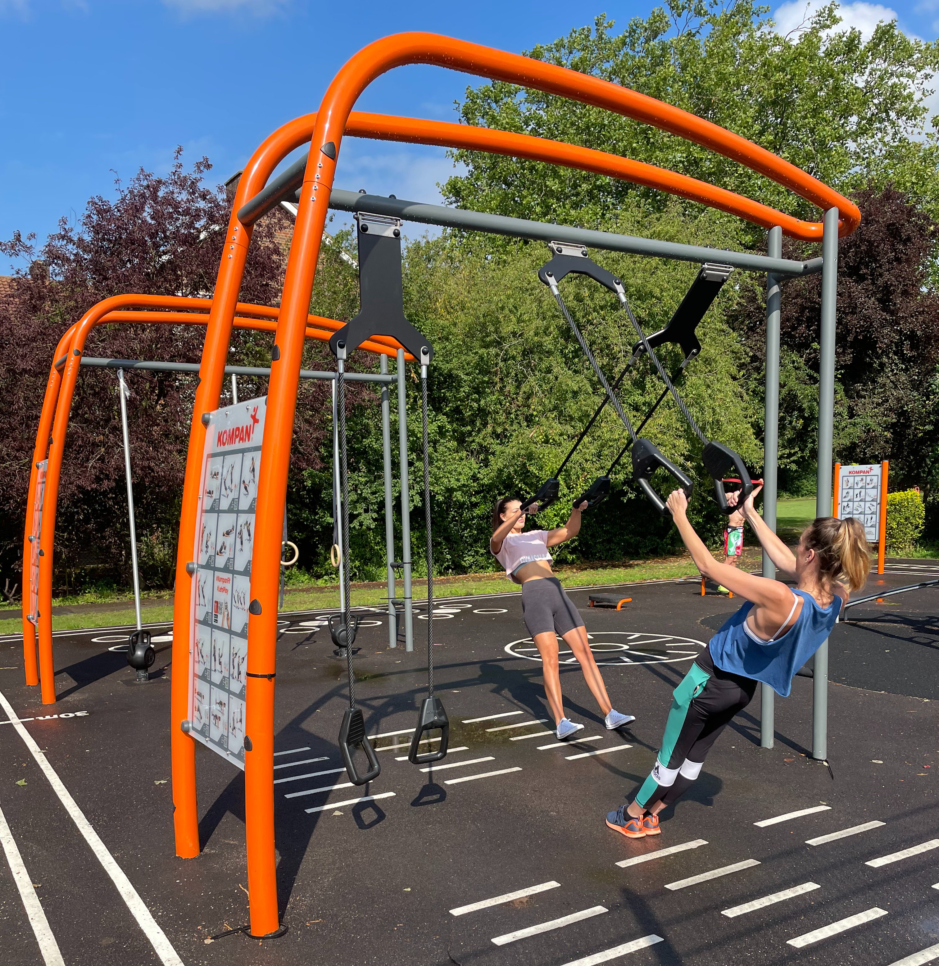 KOMPAN  Stuytown Outdoor Gym in New York City