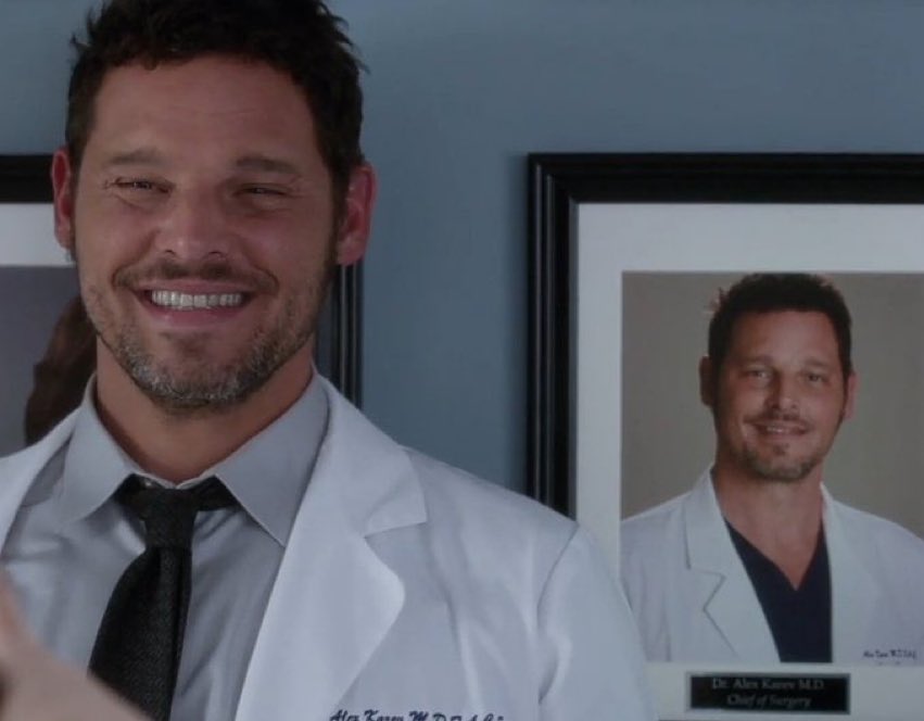 alex karev is a softie okay look at him