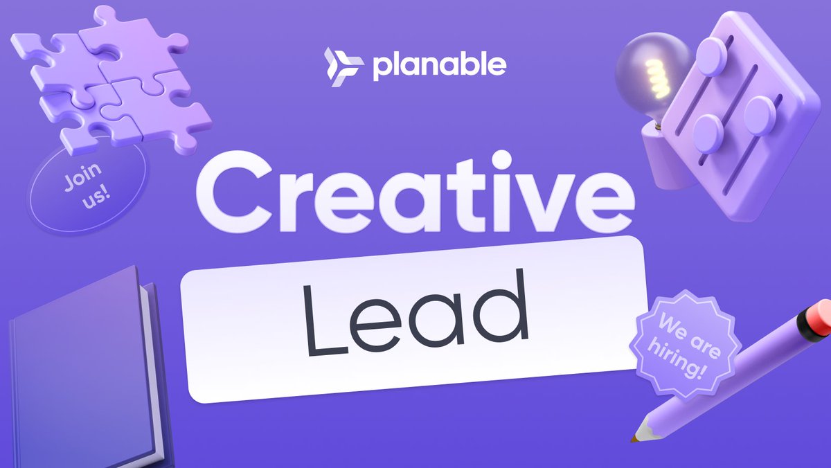 CirjanR's tweet photo. We’re looking for a creative lead to manage all design efforts for the most visual content collaboration platform out there. ✨ Apply by August 15th if you’re excited about guiding the creative vision for Planable: https://t.co/2wnMzDAhtr https://t.co/Mov9Cf6Ytu