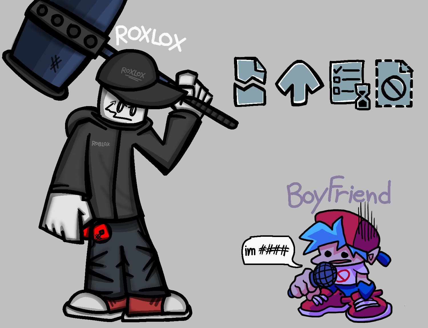 RBXJames on Twitter "Just made this for fun ) Fnf vs Roblox roblox robloxart https//t.co