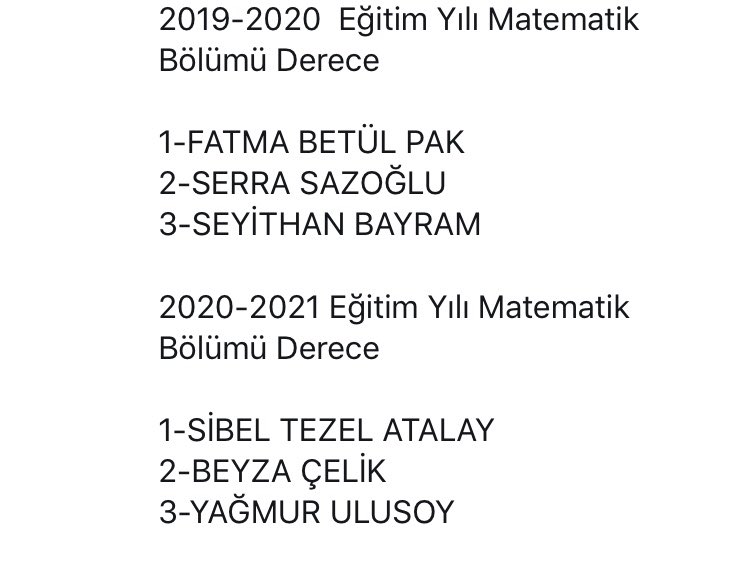 Dereceye giren öğrencilerimizi tebrik ediyoruz.👏 2019-2020 ve 2020-2021 Eğitim-Öğretim yıllarında mezun olan tüm öğrencilerimizi 9 Ağustos 2021 Pazartesi günü saat 19:30'da, Kampüste  Stadyumda gerçekleşecek olan mezuniyet törenine bekliyoruz🎓 @SakaryaFEF <a href="/sauhaber/">Saü</a>
