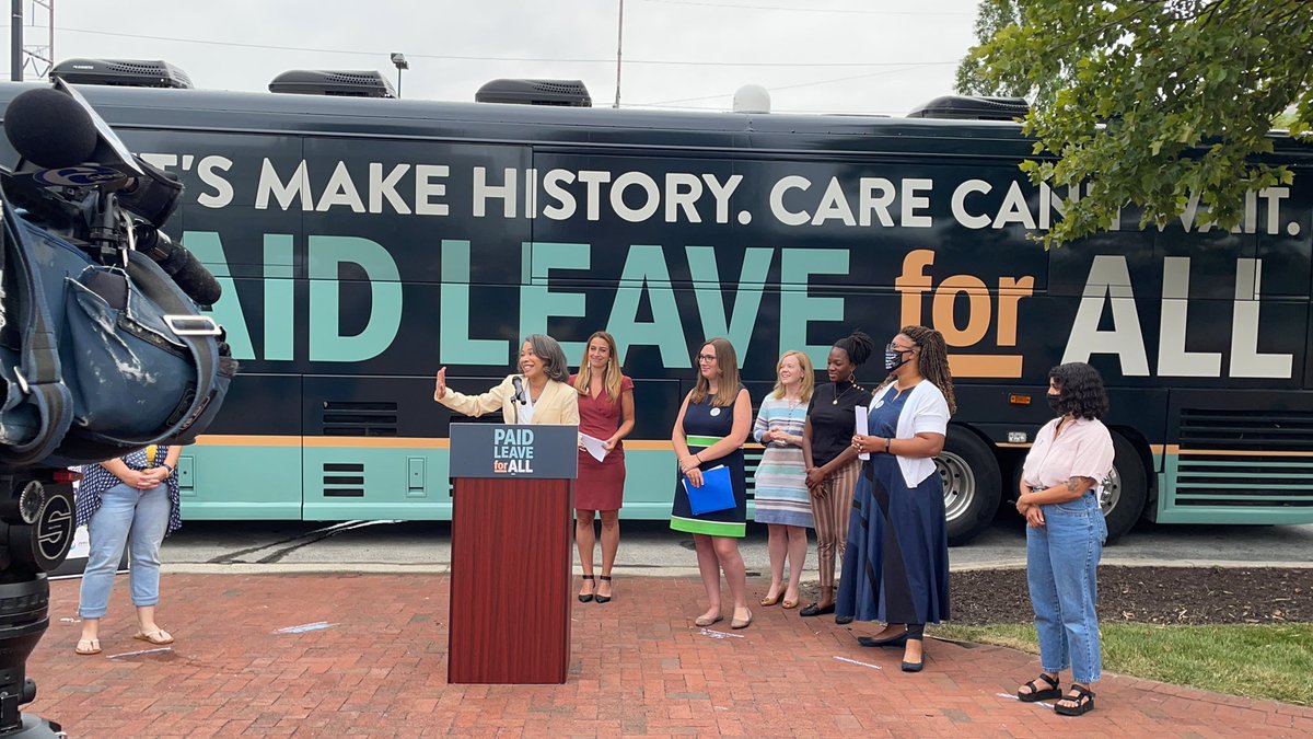 “This is the smart thing to do…to have paid leave for all… We know it’s the right thing to do.” @RepLBR 

Thank you for fighting for families, workers, and people with your head, heart, and courage. #PaidLeaveForAll