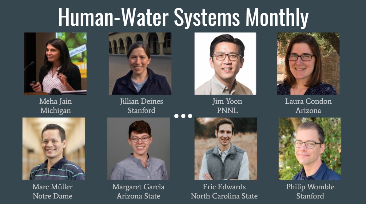 LandonMarston's tweet photo. Interested in human-water systems? Miss networking and hearing about the latest research? We got you covered. Back by popular demand, this fall we have a new lineup of speakers for Human-Water Systems Monthly seminar + networking series. (1/4) https://t.co/ObfLg9WmUL