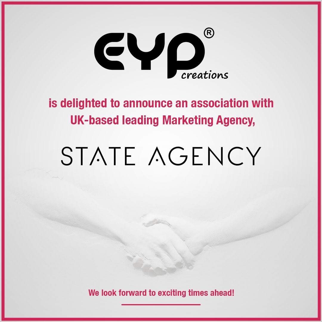 eypcreations's tweet photo. EYP Creations is delighted to announce a new association with @stateagencyuk
Uk we are coming😍
.
.
.
#Uk #newassociation #eypcreations #stateagency https://t.co/lY6URoC5Dl