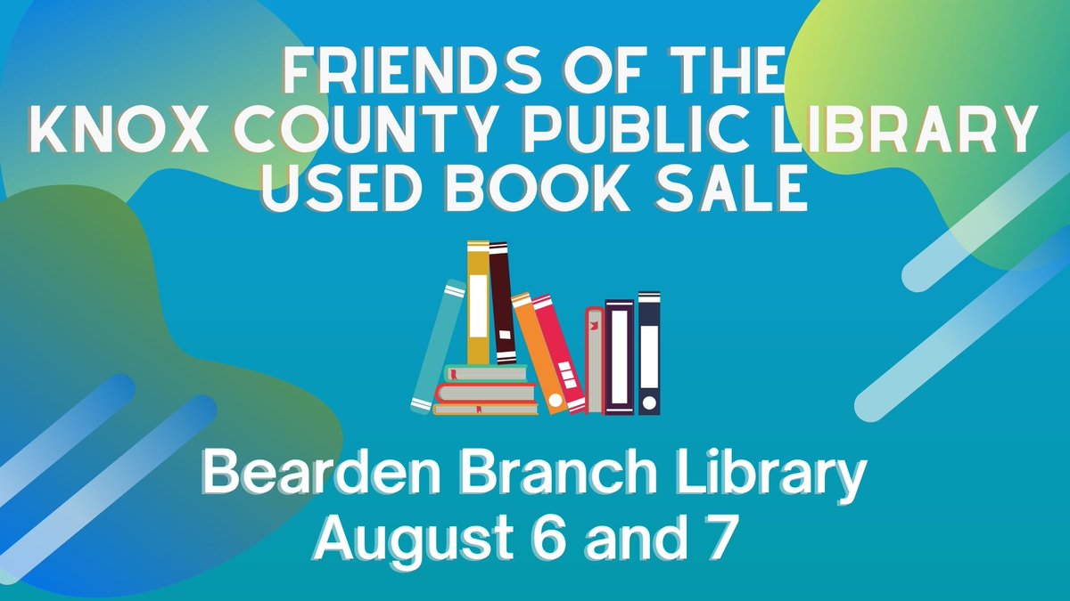 When and where can you find bargains on books for all ages and support <a href="/knoxreads/">Knox County Public Library</a> at the same time? At the Bearden Branch Library Friday, August 6, and Saturday, August 7, from 10 a.m.–5 p.m. We can't wait to see you!