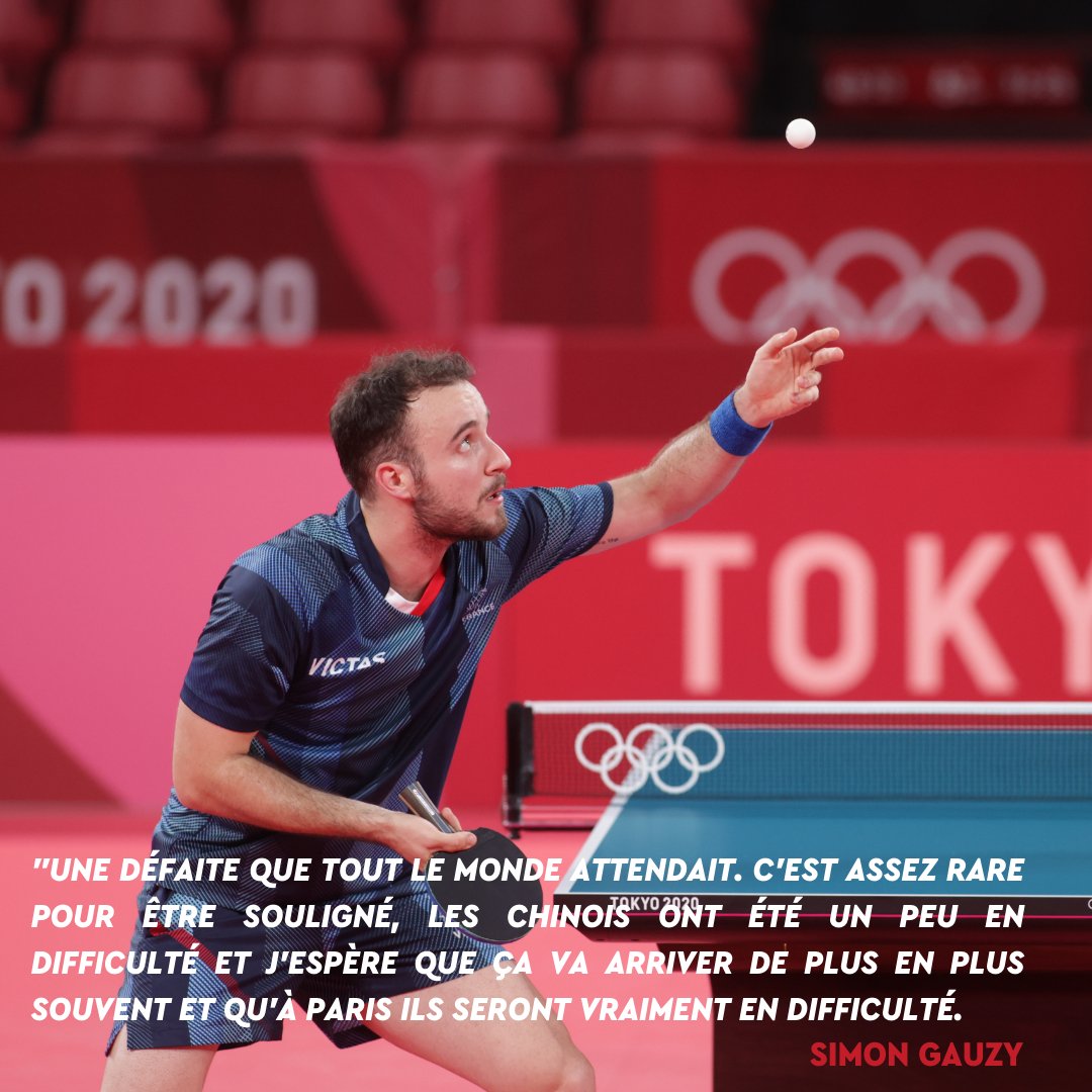 ffttofficiel's tweet photo. #FFTT #PingToTokyo 🇫🇷
Eliminés aux portes de la demi-finale par équipe, les Bleus reviennent sur leur rencontre face à la Chine 🇨🇳👇

#Tokyo2020 #JOTokyo2021 #JeuxOlympiques #UneSeuleEquipe https://t.co/Woi5YR1ADf