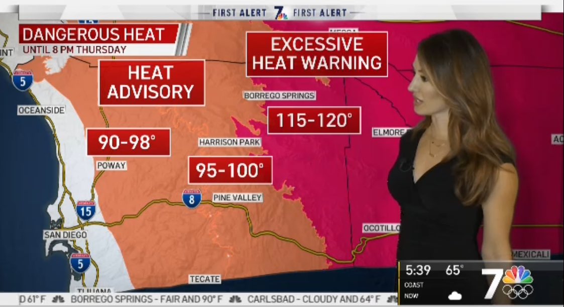 Dangerous heat extended for one more day! NBC7.com/weather