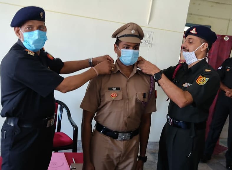 NccKcg's tweet photo. The Piping Ceremony for Our Associate NCC Officer  Lt.AKIN C at 1 TN Battalion NCC unit by Lt.Col.Suresh, Commanding Officer, 1 TN Battalion NCC unit. 
Congratulations Sir from KCG NCC COMPANY ✨ https://t.co/pJbhIsAT35