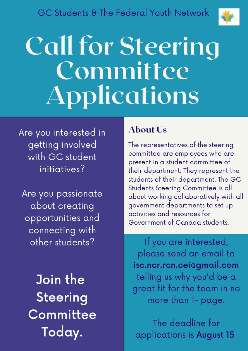 gcs_egc's tweet photo. Want to get involved with us? Vous voulez vous engager avec nous?
Check out the poster below! Découvrez l'affiche ci-dessous!
#GCStudents #ÉtudiantsGC https://t.co/VboQhWMPfF