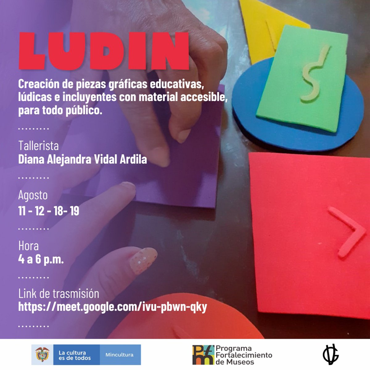 RedMuseosCauca's tweet photo. #MuseoGuillermoValencia #TallerDeInclusión 
El Museo Guillermo Valencia, te invita a participar en el taller de inclusión. Informes: Diana Alejandra Vidal Ardila. Informes: monitormgv@mincultura.gov.co. Cel: 3226929474 https://t.co/M6gDOy1F61