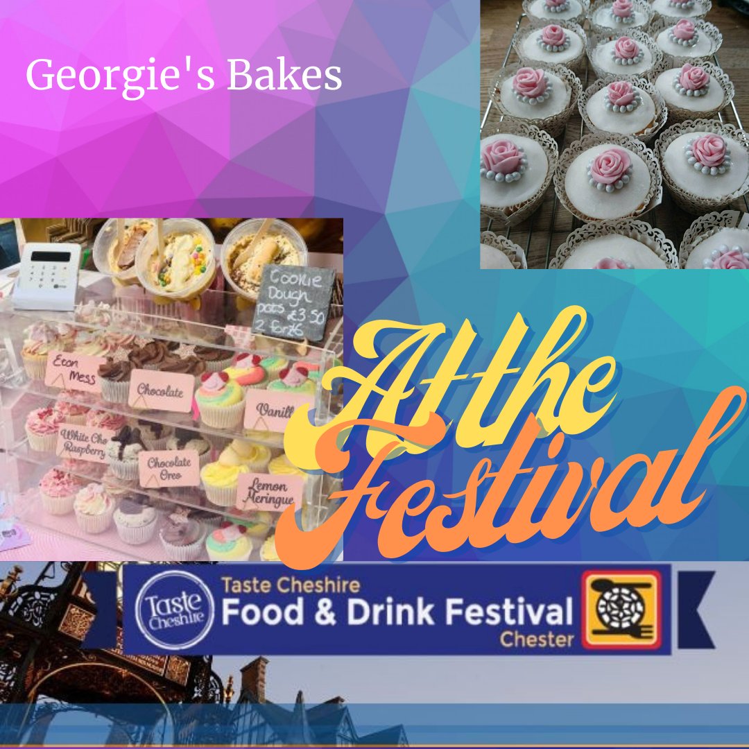 Something sweet is always required!!
and the lovely Georgie's Bakes  is a Member of the Sugarcrafters Guild, so we are in for some treats!

Can't wait.
TICKETS : chesterfoodanddrink.co.uk