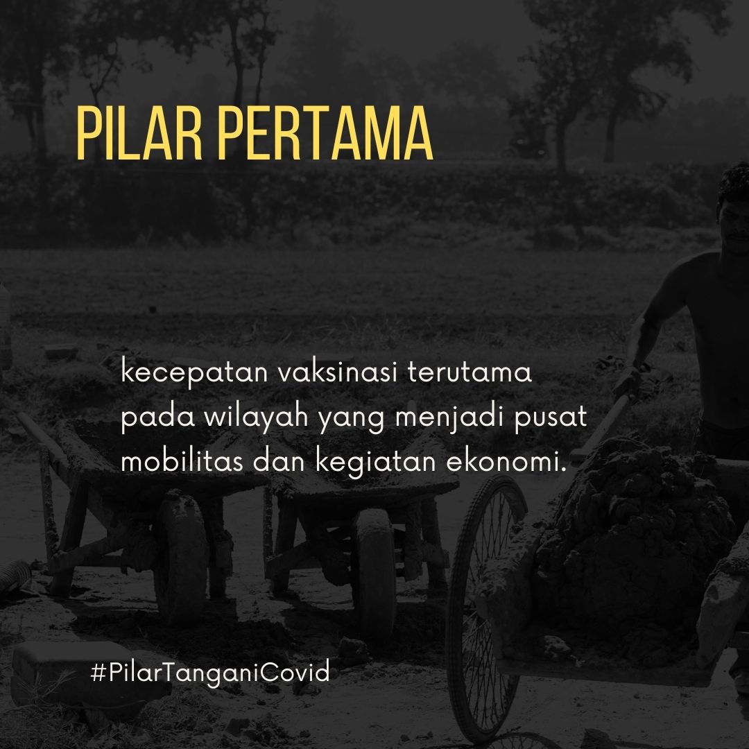 DTarista's tweet photo. #FIGHTorESCAPE_EscapePhoto Pilar pertama, kecepatan vaksinasi terutama pada wilayah yang menjadi pusat mobilitas dan kegiatan ekonomi. 
#PilarTanganiCovid 3 pilar penanganan https://t.co/pU0iULw0Vb