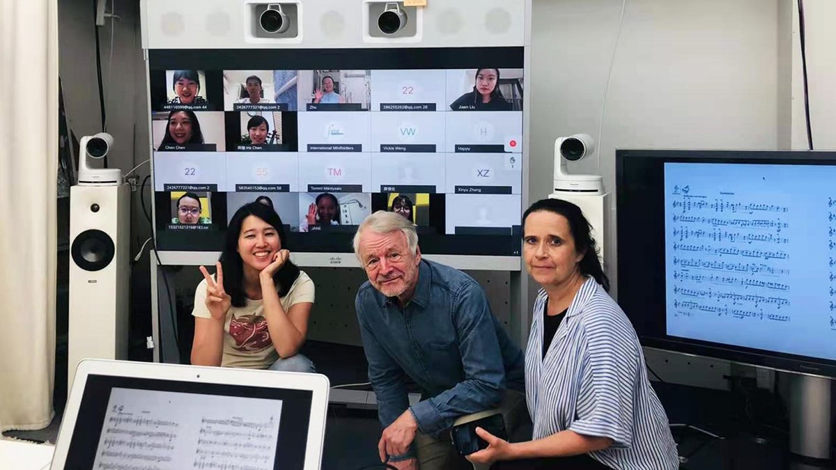 It's been quite a busy summer this far! Last week we organised, for the first time, an online training to China. Very happy how well everything worked out! ☀️🎻