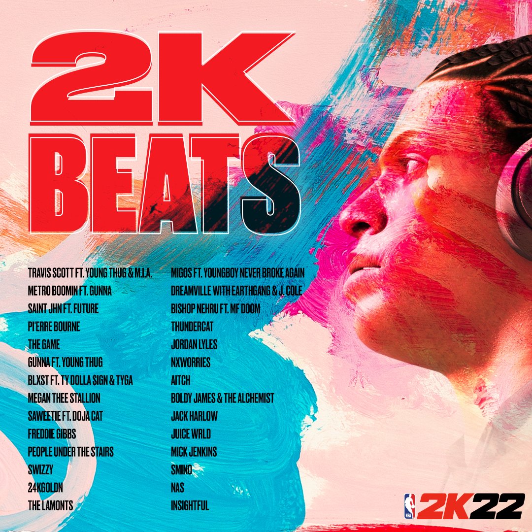 The artists that will be on the #NBA2K22 in-game Soundtrack 🙌

Which is your favorite? 🎤