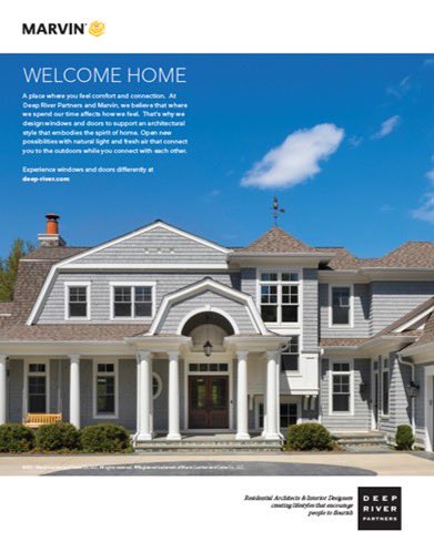 Welcome Home! This #DutchColonial inspired Shingle Style custom home is featured in an upcoming “Architectural Digest” ad with our friends at Marvin Windows. Want to see more? Home Tour posts begin next week!
.
.
#milwaukeearchitecture #customhome #traditionalhome
#marvinwindows