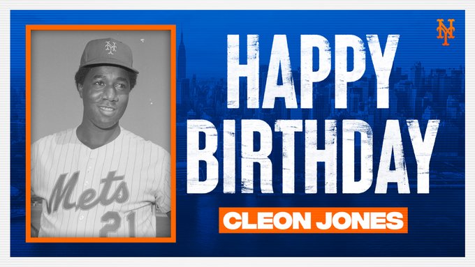 Happy birthday to 1969 World Series champion, Cleon Jones!  