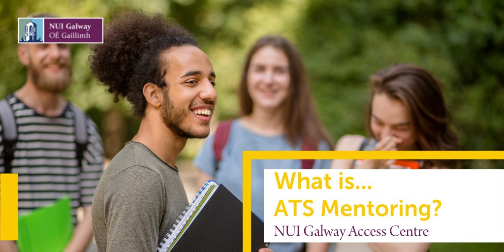 GalwayAccess's tweet photo. The aim of @NuigATS is to provide peer mentoring and appropriate support services by matching current/past students (Mentors) with incoming students (Mentee) based on background, experience, chosen course of study and/or career path.

Info: atsmentoring@nuigalway.ie #NUIGalway https://t.co/z7QVLZZpe3