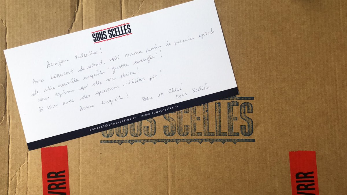 Yeeess après avoir fini la première enquête, c’est parti pour démarrer la deuxième 😊
Merciiii <a href="/SousScelles/">🔍Sous Scellés</a> ❤️🕵🏼‍♀️

<a href="/BenRenaut/">☂️ Ben Renaut</a> <a href="/superchlo/">Chloe</a>