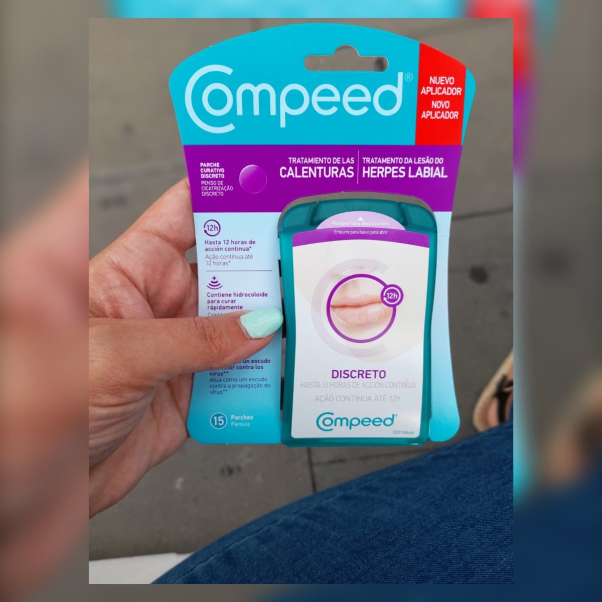 triroluna's tweet photo. La verdad que es la primera vez que me seleccionan y estoy encantada que haya sido para probar los nuevo Compeed Herpes labial🥰
Gracias @sampleo 
¿A vosotros os han seleccionado?🥰 #Herpeslabial #Sampleo https://t.co/uj2czFACY2