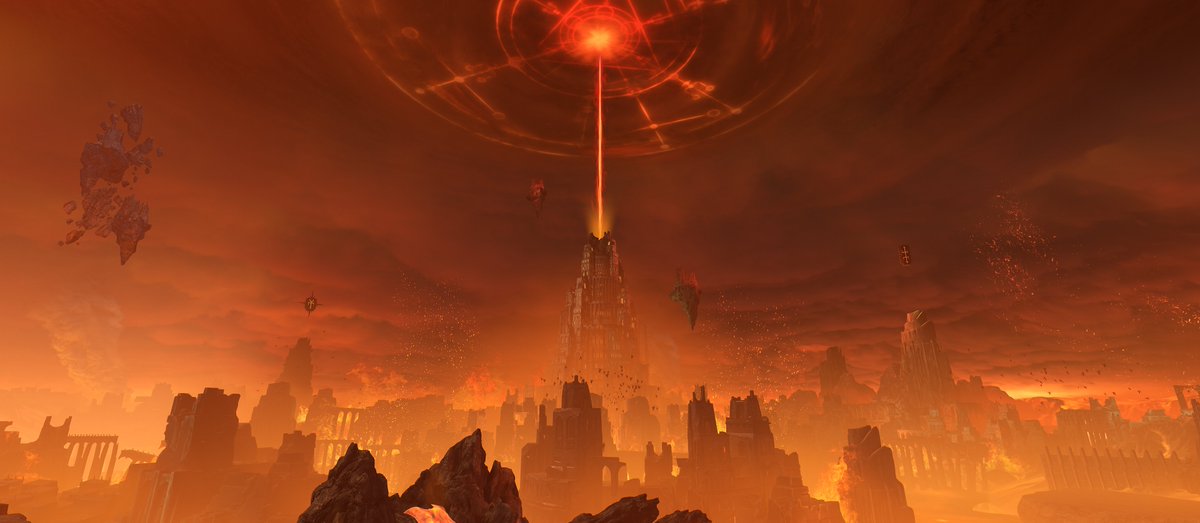 NVIDIAGeForce's tweet photo. Hell never looked so good. 🔥

@Xenolith3D sent us these stunning screenshots of DOOM Eternal with #RTXOn https://t.co/Kk01QEEunn